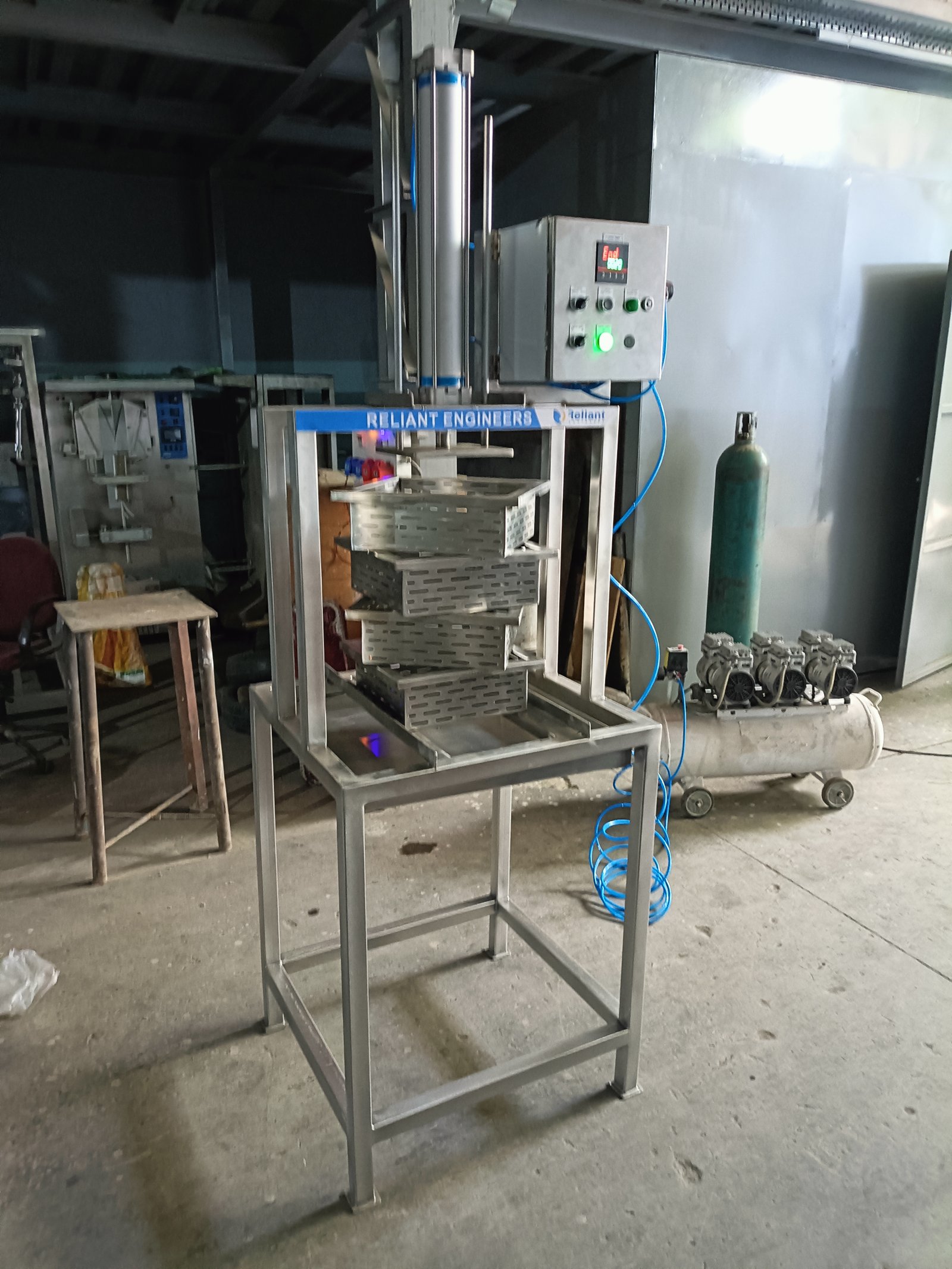 Paneer Press Machine Pneumatic